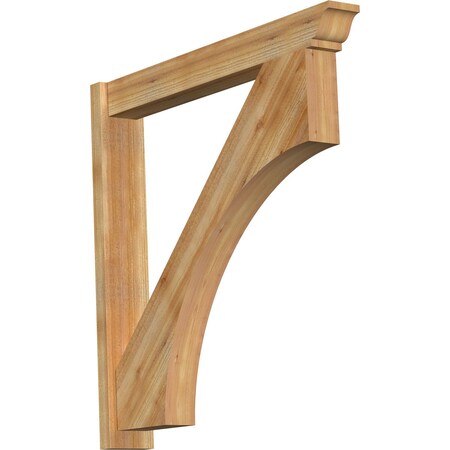 Ekena Millwork Westlake Rough Sawn Traditional Outlooker, Western Red Cedar, 6"W x 42"D x 42"H OUT06X42X42WTL01RWR